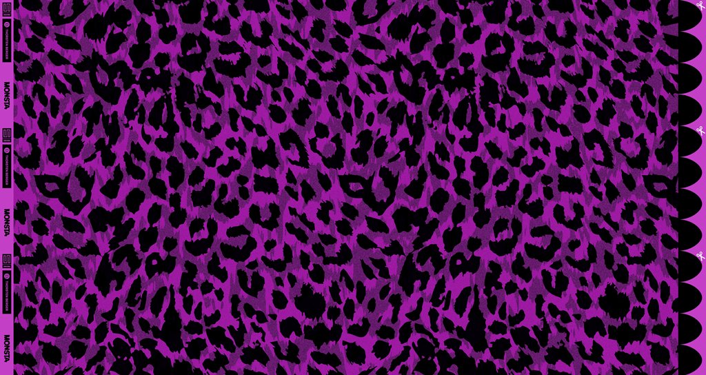 Swafing French Terry Kombistoff Monsta by Thorsten Berger, Allover-Print mit kleinen Monstern in Pink, Sommersweat, 95% Baumwolle 5% Elasthan, Vorbestellung