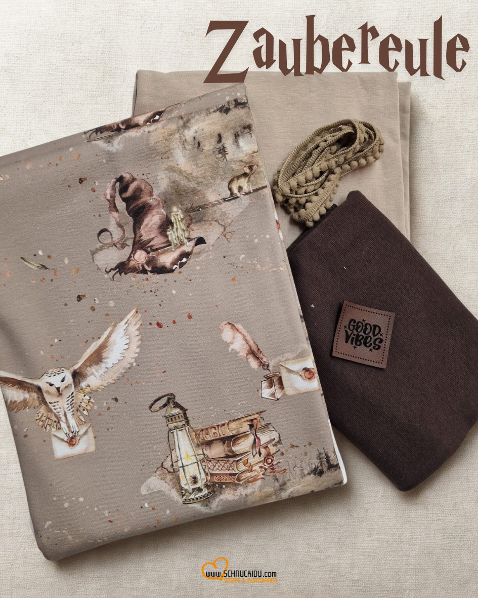 VORORDER - Eigendesign - Zaubereule Beige