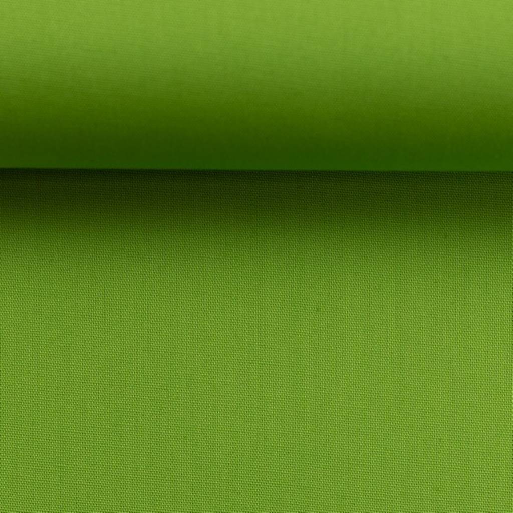 Uni Baumwollstoff Heide in Kiwi – frisches, helles Grün