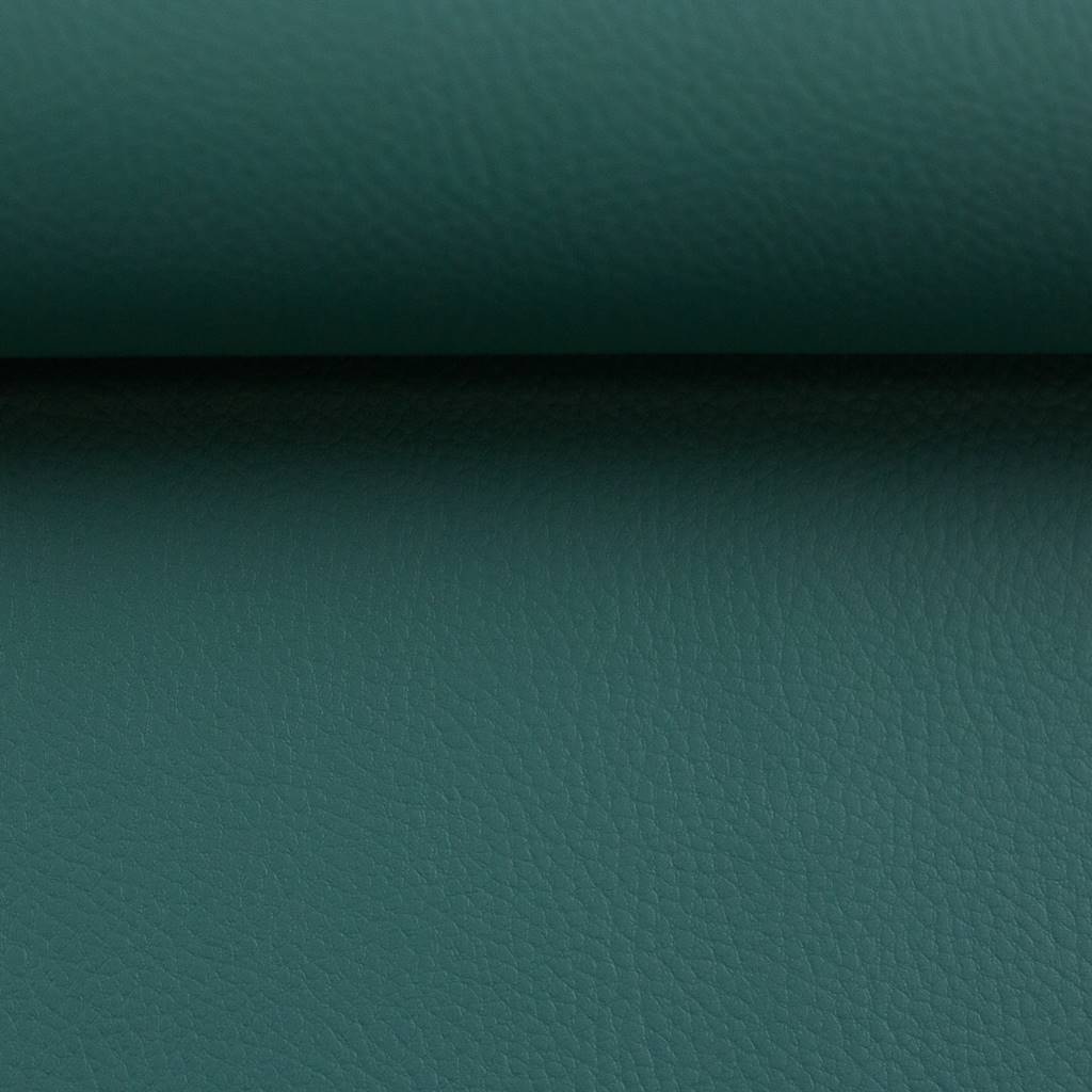 Kunstleder Rex Uni Petrol – intensives Blaugrün für DIY-Projekte