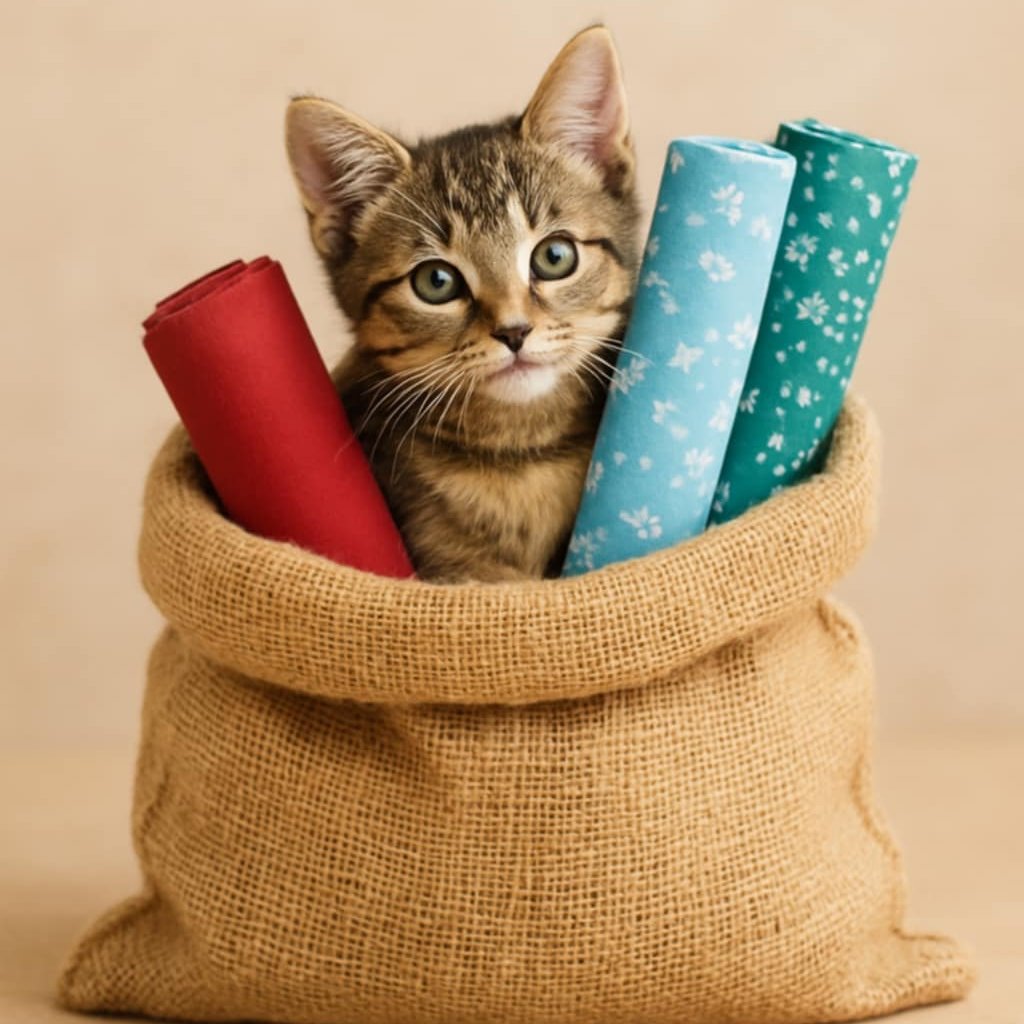 Überraschungspaket – „Katze im Sack“ Stoffpaket | Schnuckidu